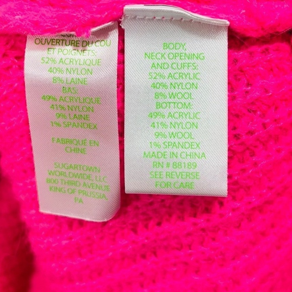 Lilly Pulitzer Kasmina V-Neck Sweater Pink Isle Women's Size Large - Picture 7 of 10